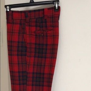 Unisex Plaid Pants